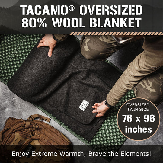 TITAN Survival: Military-Style Wool Blanket