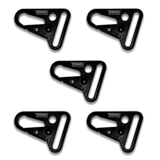 TITAN Survival: HK-Style Snap Hooks, 5-Pack