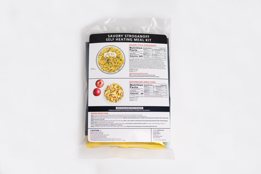 Heaven's Harvest: Self-Heating Meal Kit - Stroganoff
