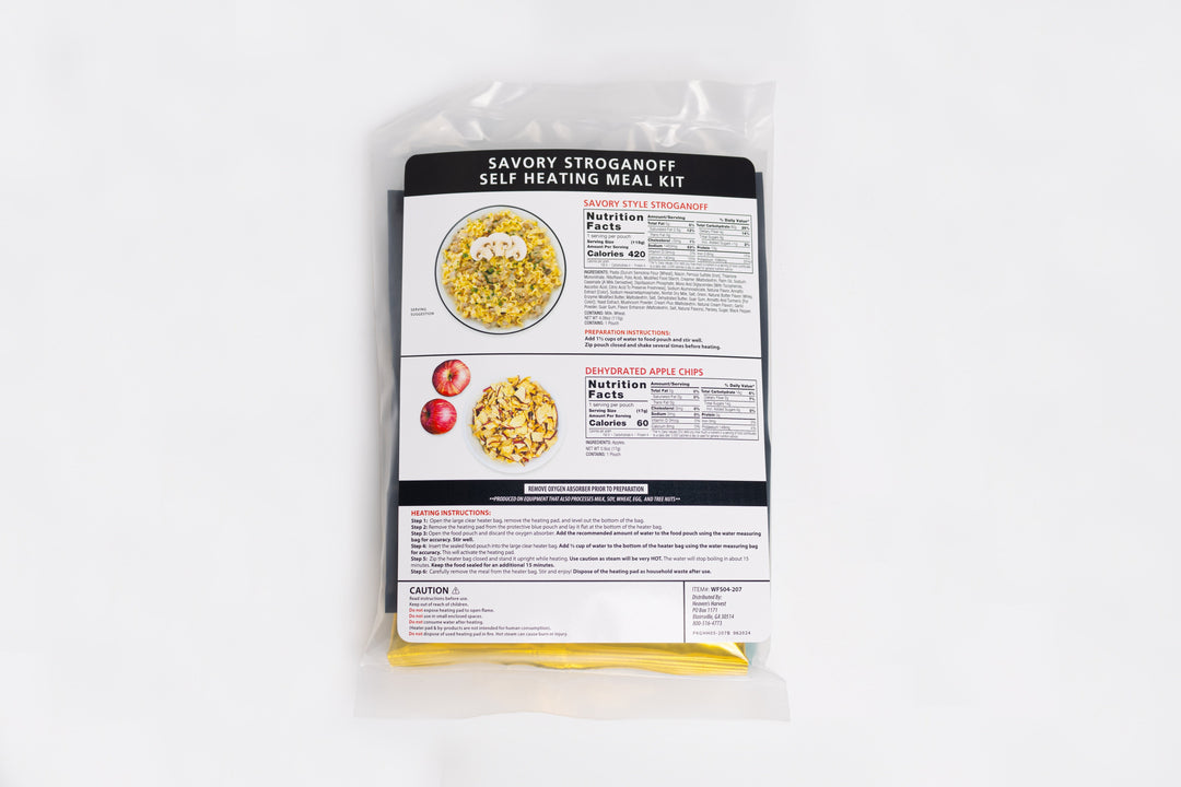 Heaven's Harvest: Self-Heating Meal Kit - Stroganoff
