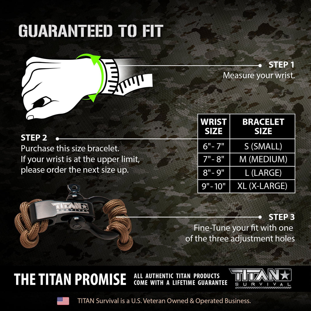 TITAN Survival: SurvivorCord Paracord Survival Bracelets