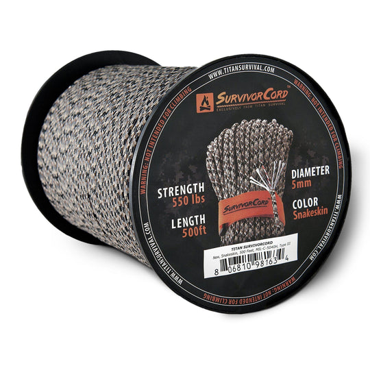 TITAN Survival: SurvivorCord Spool | SNAKESKIN