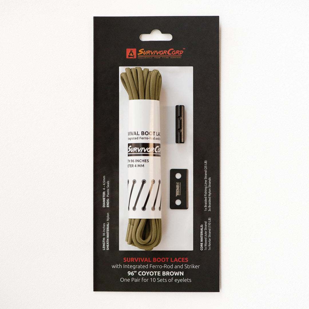 TITAN Survival: SurvivorCord Survival Boot Laces