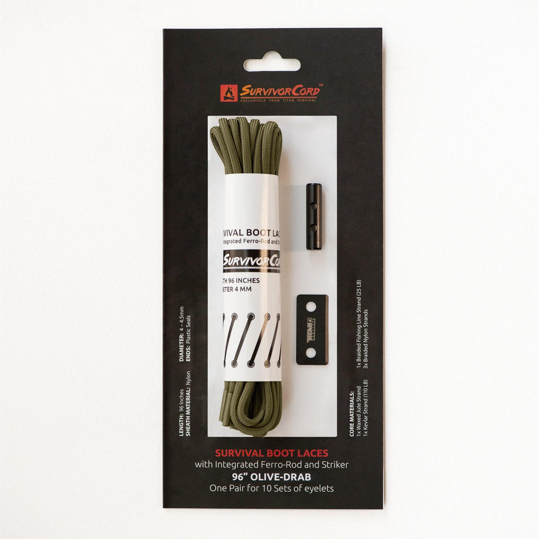 TITAN Survival: SurvivorCord Survival Boot Laces