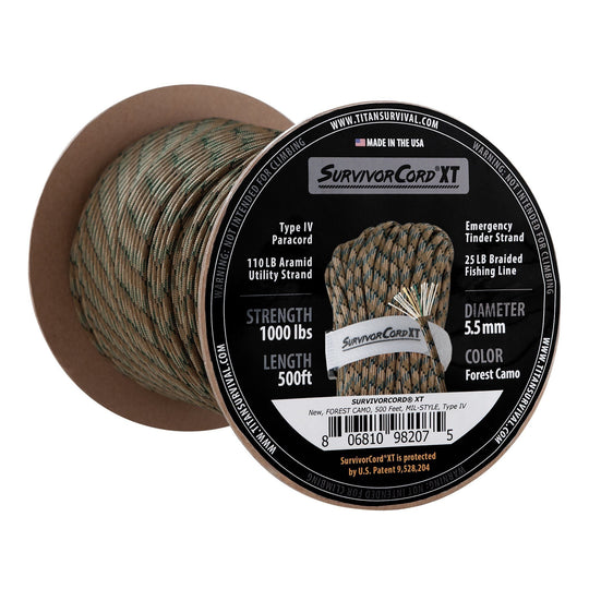 TITAN Survival: SurvivorCord XT Spool, 500 FOOT