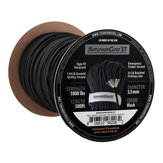 TITAN Survival: SurvivorCord XT Spool, 500 FOOT