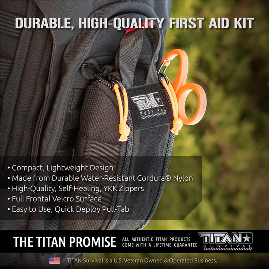 TITAN Survival: Individual First Aid Kit (IFAK) - 2 CAT Tourniquets