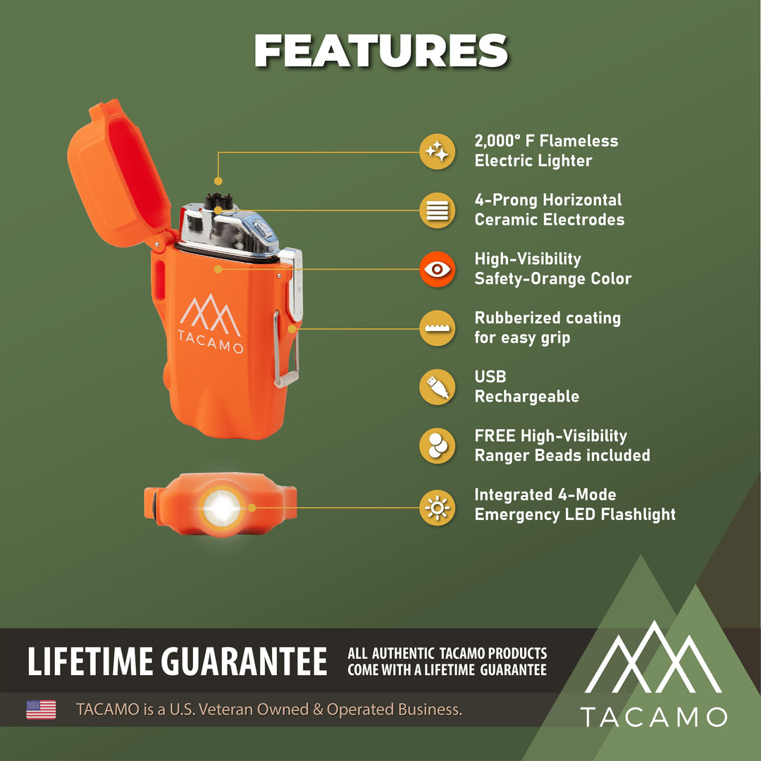 TITAN Survival: TACAMO H2 Rechargeable Electric Arc Lighter