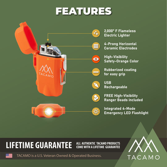 TITAN Survival: TACAMO H2 Rechargeable Electric Arc Lighter