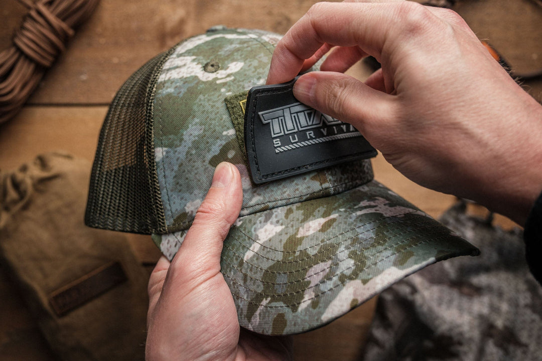 TITAN Survival: TACAMO Waxed Camo Trucker Hat