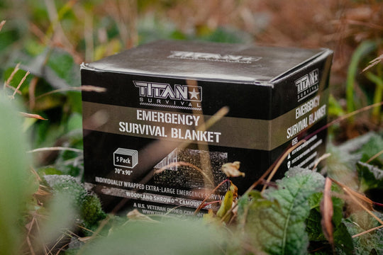 TITAN Survival: XL Emergency Survival Blankets, 5-Pack